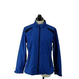 North End Eco ladies‎ blue windbreaker athletic medium jacket
